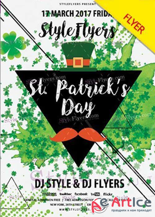 St. Patricks Day V19 PSD Flyer Template
