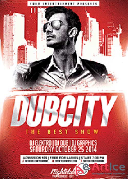 Dub City V7 Flyer Template