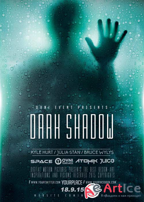 Dark Shadow V5 Flyer Template