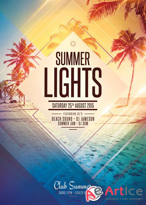 Summer Lights V7 Flyer Template