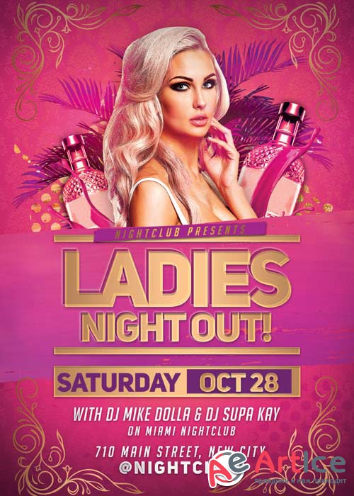 Ladies Night Out Party V38 Flyer Template