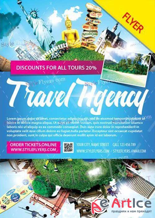 Travel Agency V20 PSD Flyer Template