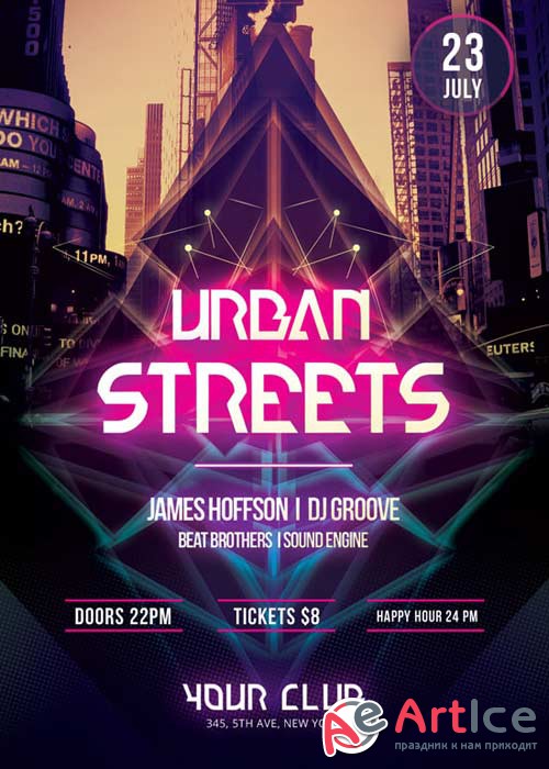 Urban Streets V16 Flyer Template