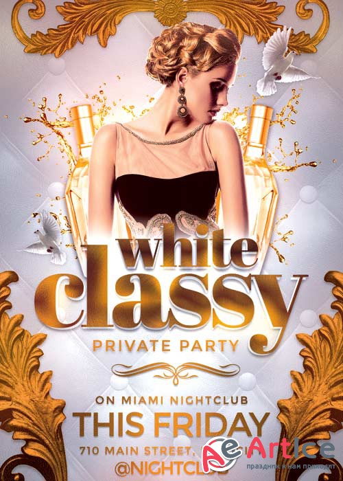 Classy Party V12 Flyer Template