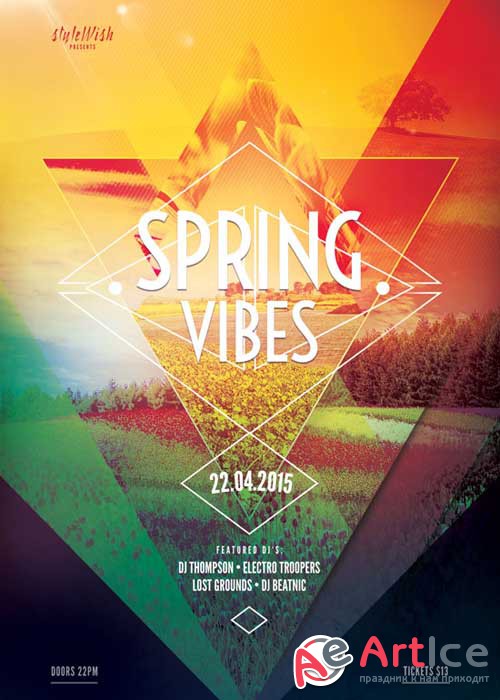 Spring Vibes V14 Flyer Template