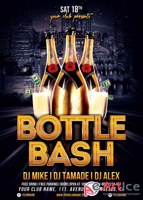 Bottle Bash V14 Flyer Temlate