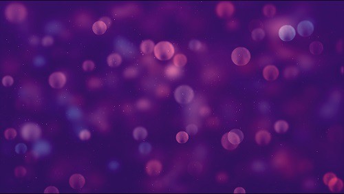 Bubbles on a purple background