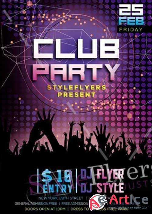 Club Flyer V27 PSD Template