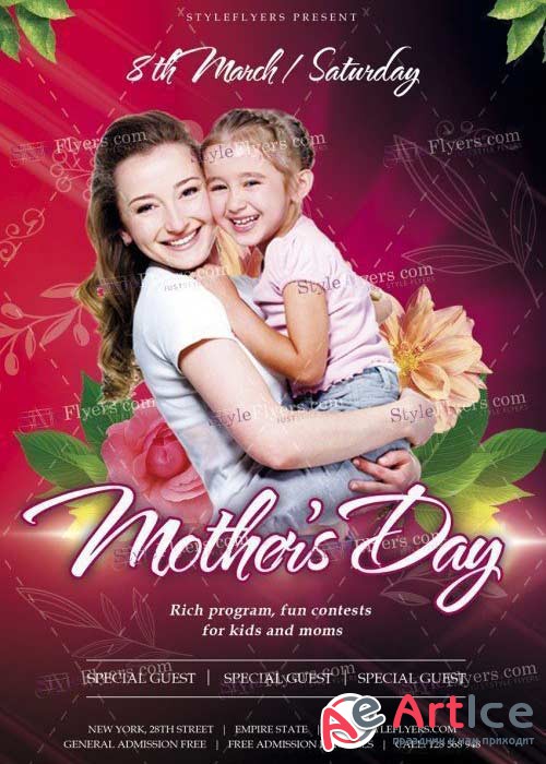 Mothers Day V29 PSD Flyer