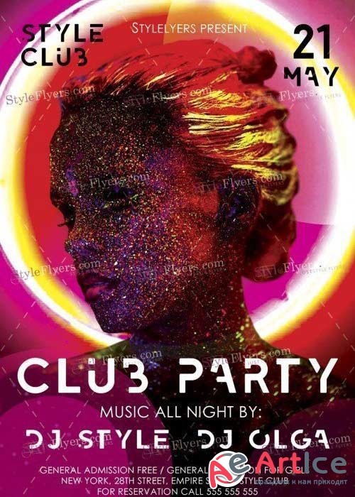 Club Party V28 Flyer Psd Template