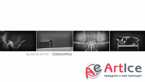 After Effects template - Black and White