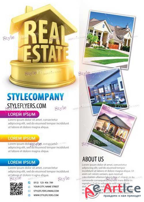 Real Estate V17 PSD Flyer Template