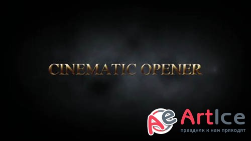After Effects template - Cinematic Opener