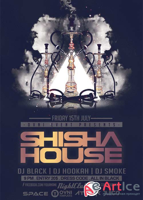 Shisha House V1 Flyer Template