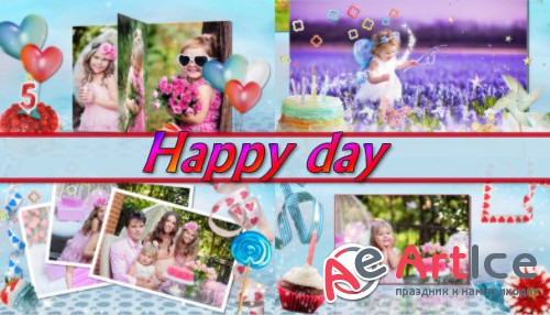 Happy day  - project for ProShow Producer