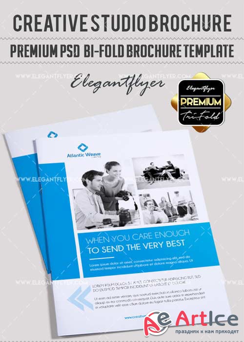 Creative Studio V23 Premium Bi-Fold PSD Brochure Template