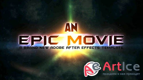 After Effects template - An Epic Movie