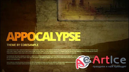 After Effects template - Apocalypse