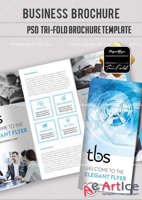 Proffecional V11 Tri-fold Brochure Template