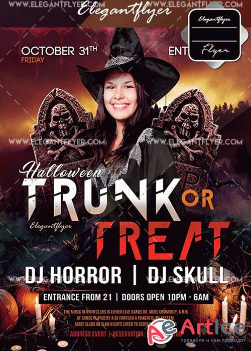 Trunk Or Treat V3 Flyer Template