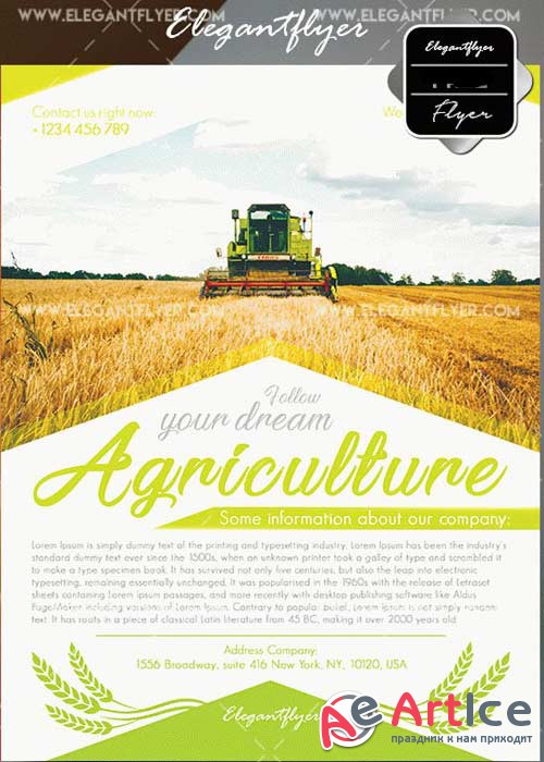 Agriculture V40 Flyer Templates