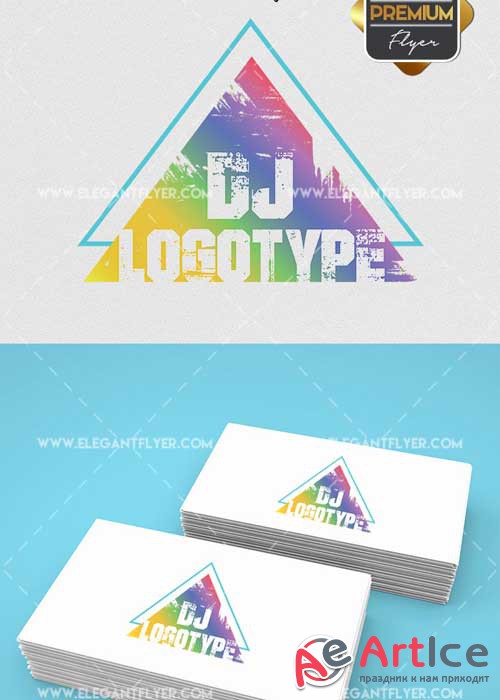 DJ Logotype V1 Premium Logo Template