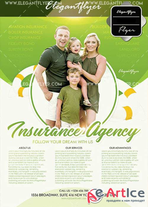 Insurance Agency Flyer V17 Template