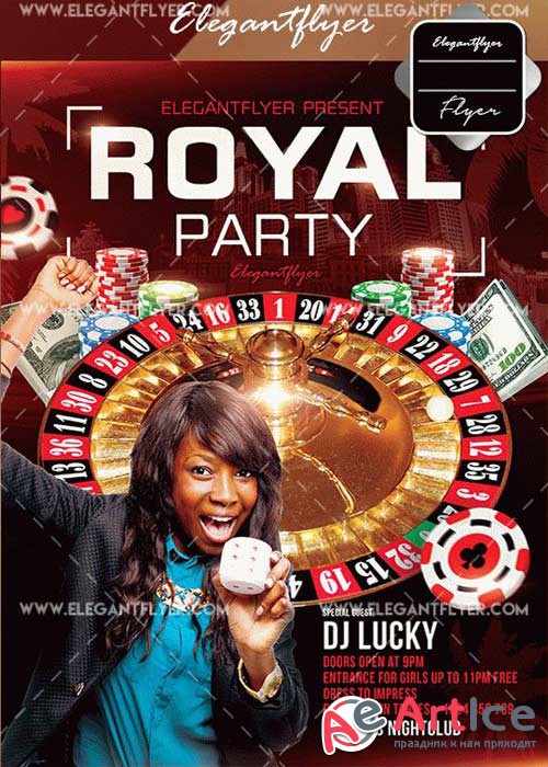 Royal Party Flyer V21 Template