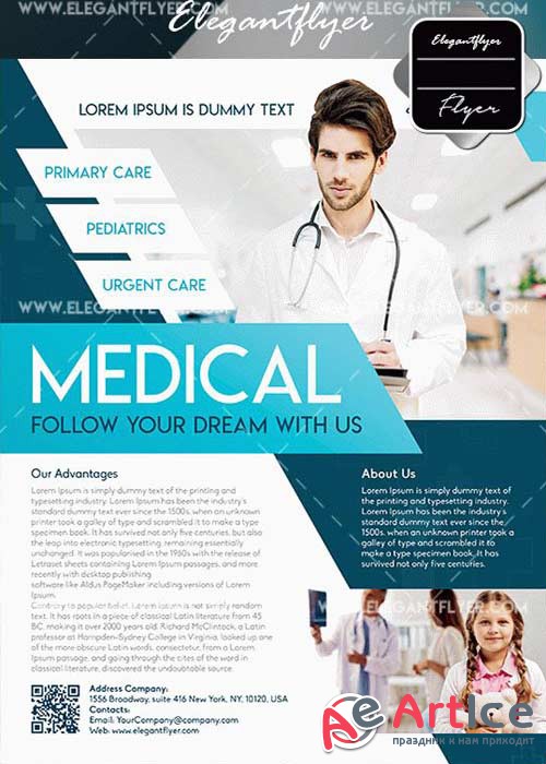Medical Health V7 Flyer Template