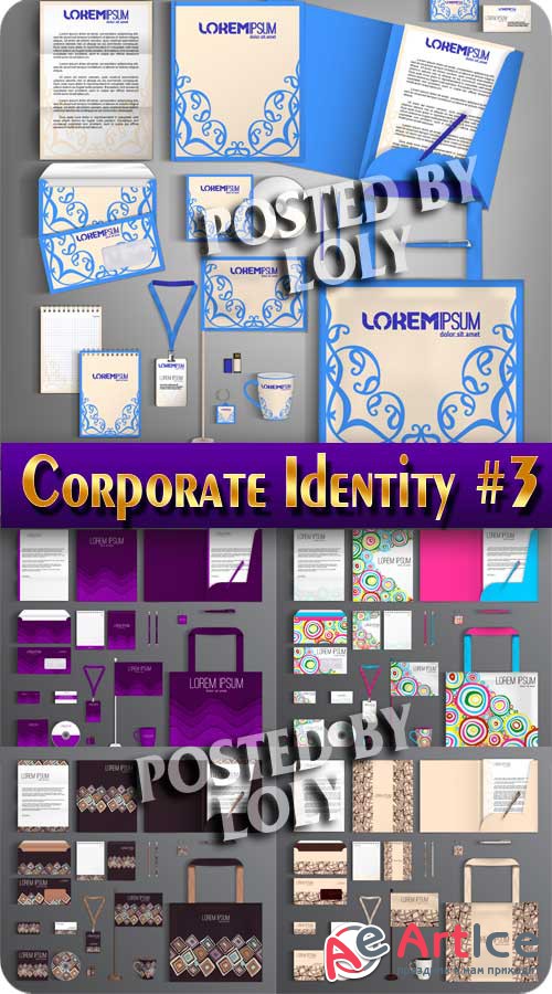 Corporate Identity #3 - Stock Vector