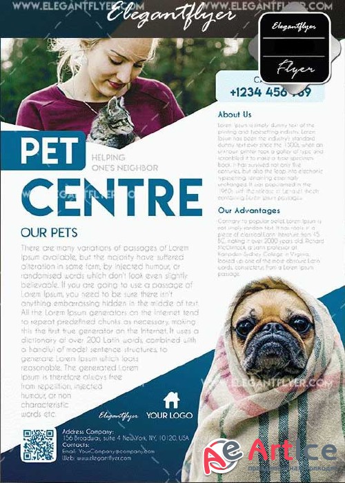 Pet Centre V8 Flyer Template
