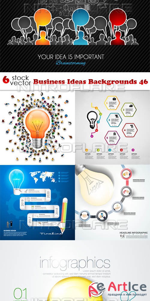 Vectors - Business Ideas Backgrounds 46