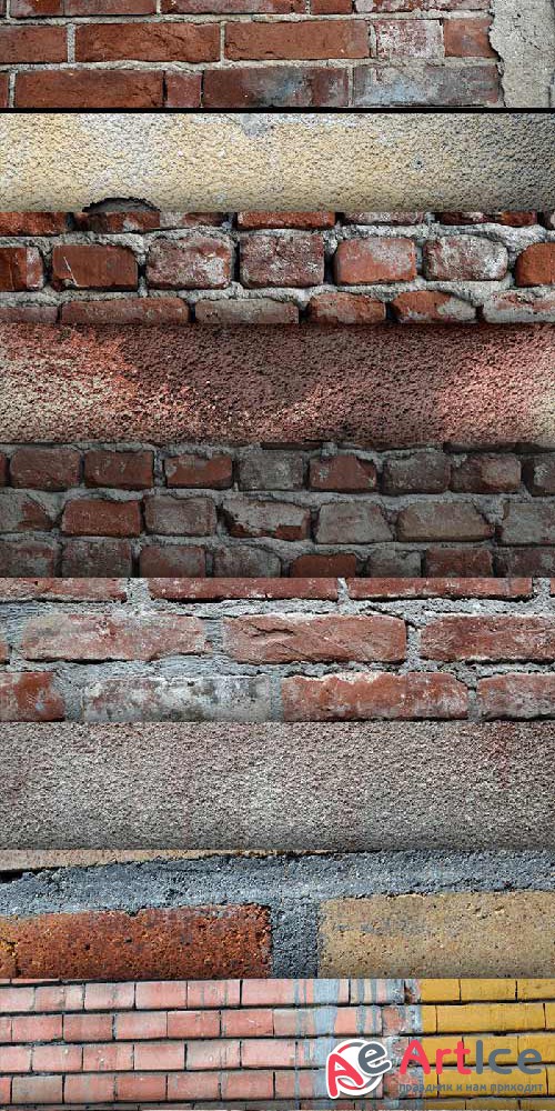 11 High Res Textures - Wall - Stock Photo