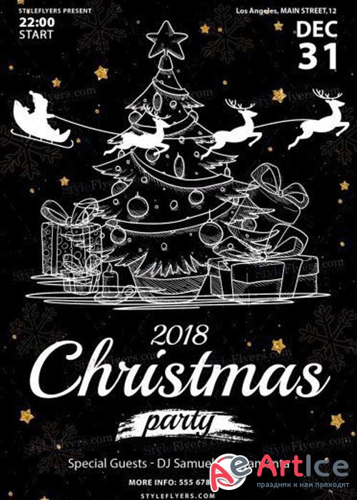 Christmas V14 2018 PSD Flyer Template