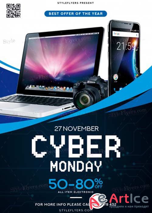 Cyber Monday V31 PSD Flyer Template