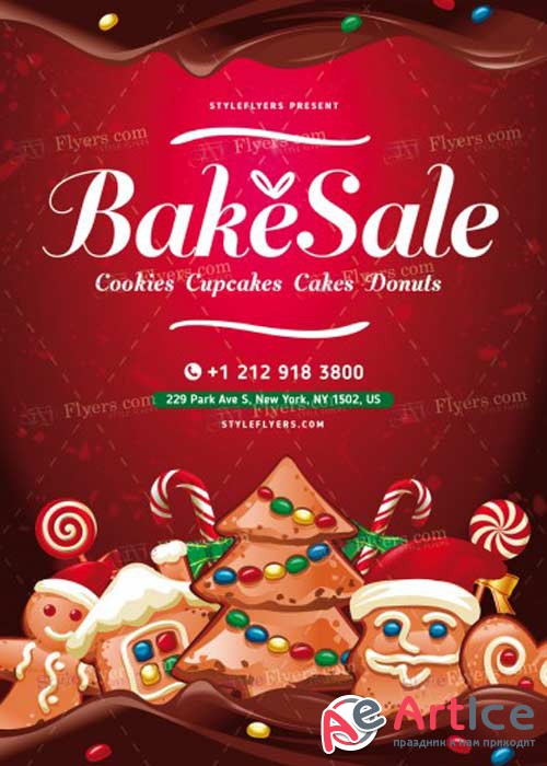 Bake Sale V17 PSD Flyer Template