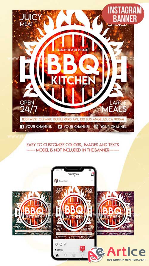 BBQ Kitchen V1 2018 Instagram Banner