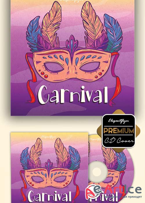 Carnival V1 2018 Premium CD Cover PSD Template