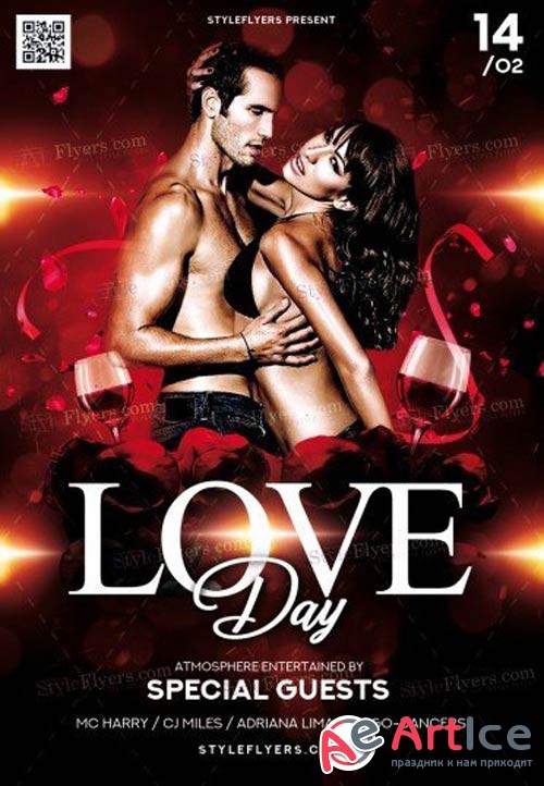 Love Day V8 2018 PSD Flyer Template