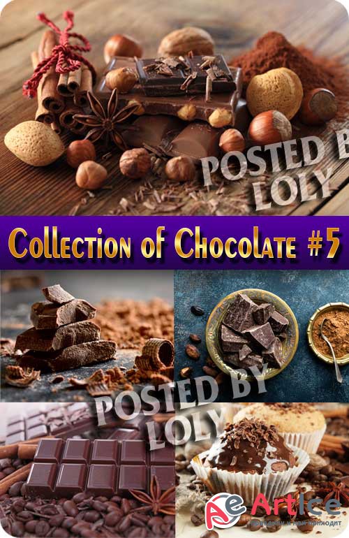 Food. Mega Collection. Chocolate #5 - Stock Photo