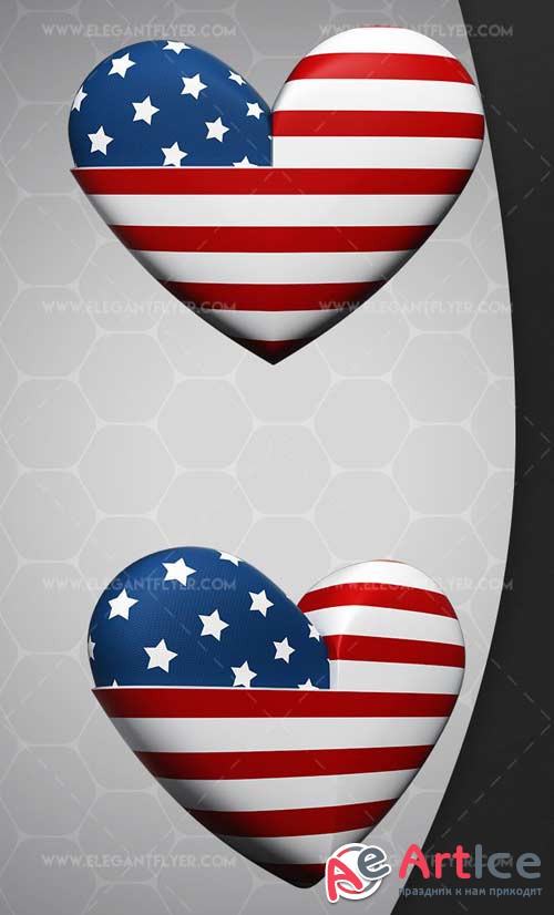 Heart USA V1 2018 3d Render Templates
