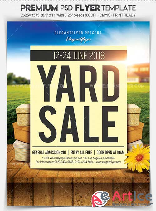 Yard Sale V1 Flyer PSD Template