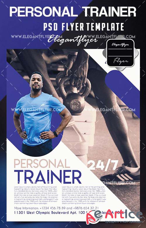 Personal Trainer V1 2018 Flyer PSD Template