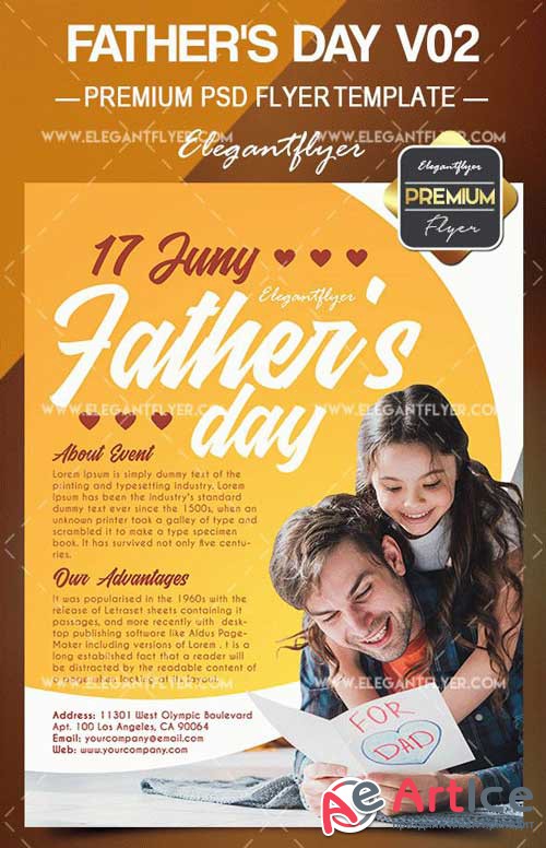 Fathers Day V02 2018 Flyer PSD Template
