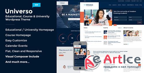 ThemeForest - Universo v2.1.1 - Powerful Education, Courses & Events - 12624481