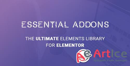 CodeCanyon - Essential Addons for Elementor v2.9.0 - 20278675