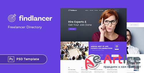 ThemeForest - Findlancer v1.0 - Freelancer Directory PSD Template - 21982722