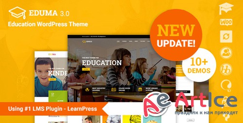 ThemeForest - Eduma v3.4.3 - Education WordPress Theme | Education WP - 14058034 - NULLED