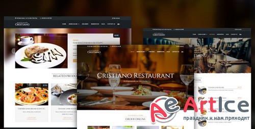 ThemeForest - Cristiano Restaurant v3.6.1 - Cafe & Restaurant WordPress WooCommerce Theme - 17392139