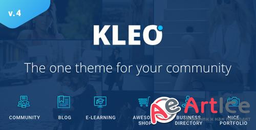 ThemeForest - KLEO v4.3.8 - Pro Community Focused, Multi-Purpose BuddyPress Theme - 6776630